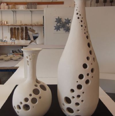 2014 Evie Godwin (A2) Coil build pierced ceramics